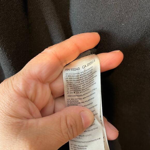 Diesel Sheer Panel Knit Dress Size Small Black Short Sleeve Women's - Picture 3 of 8